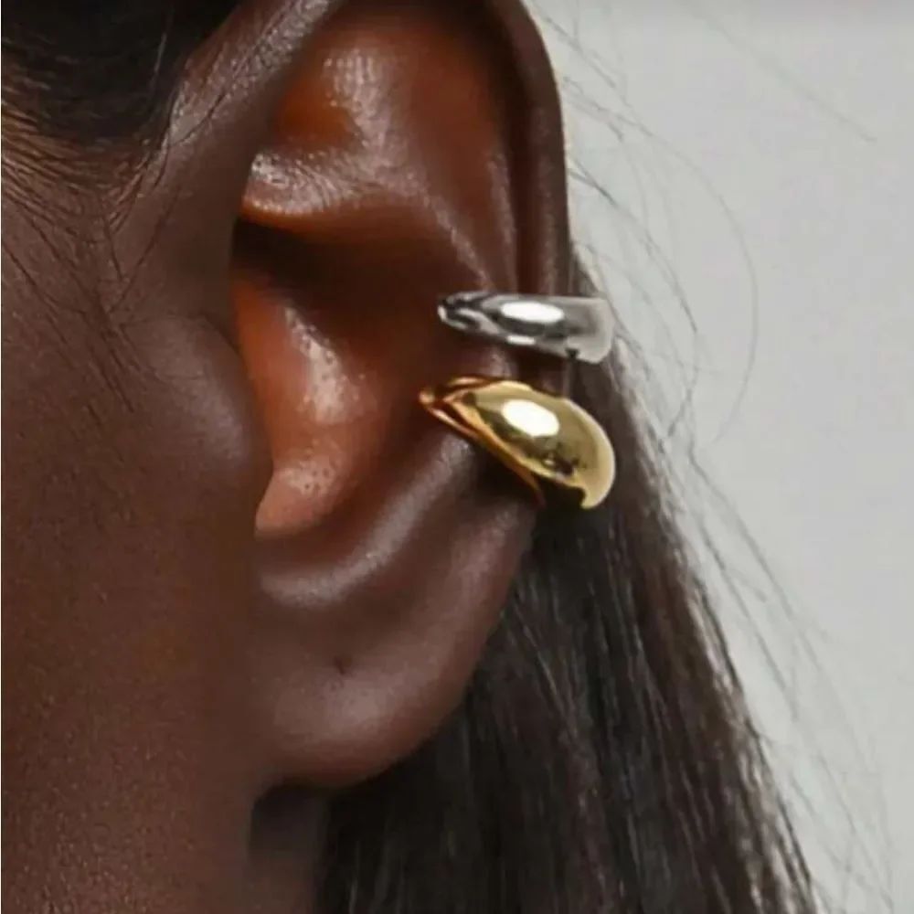 Gold and Silver Ear Cuff Set R51